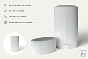3D Deodorant Packaging Mockup, a Mockup by Silver Moon Design School (Thumbnail 2 of 4)