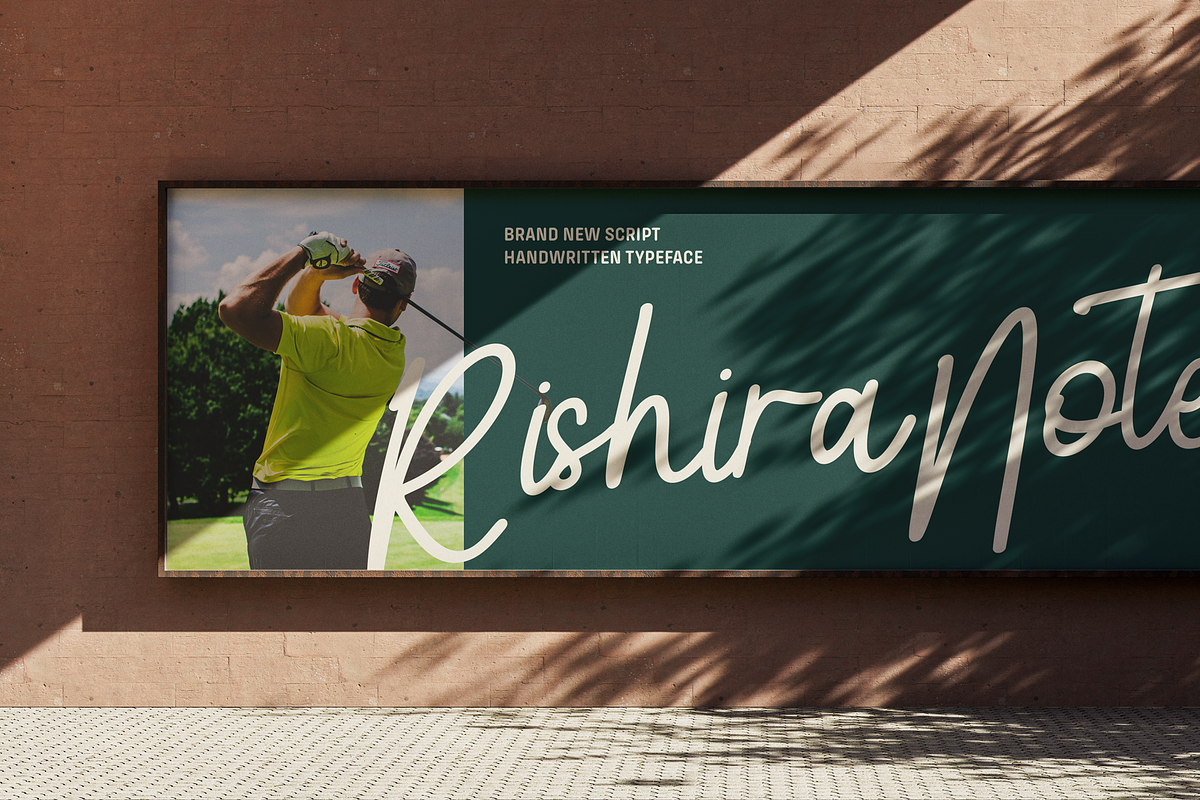 Rishira Notes - Handwritten Script, a Handwritten Font by Indotype Foundry (Photo 7 of 10)
