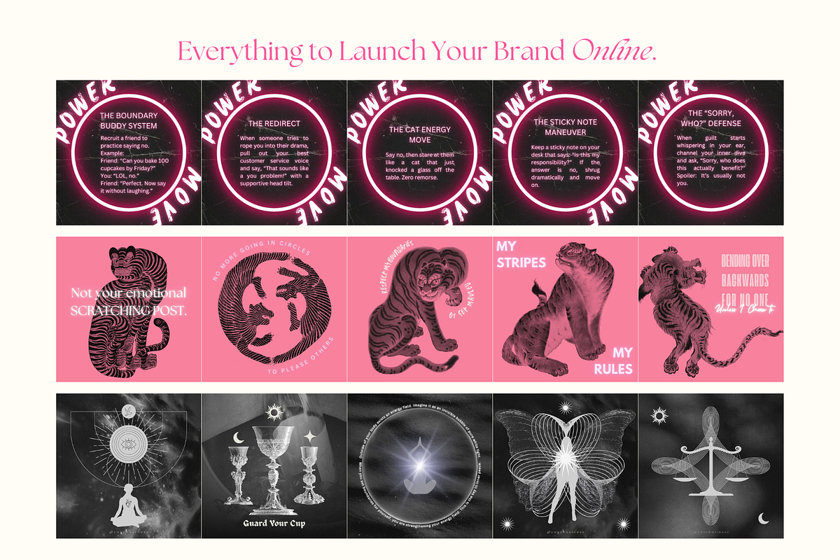 The Girl Boss Social Media Bundle, a Social Media Template by The Flossy Finch (Photo 12 of 14)
