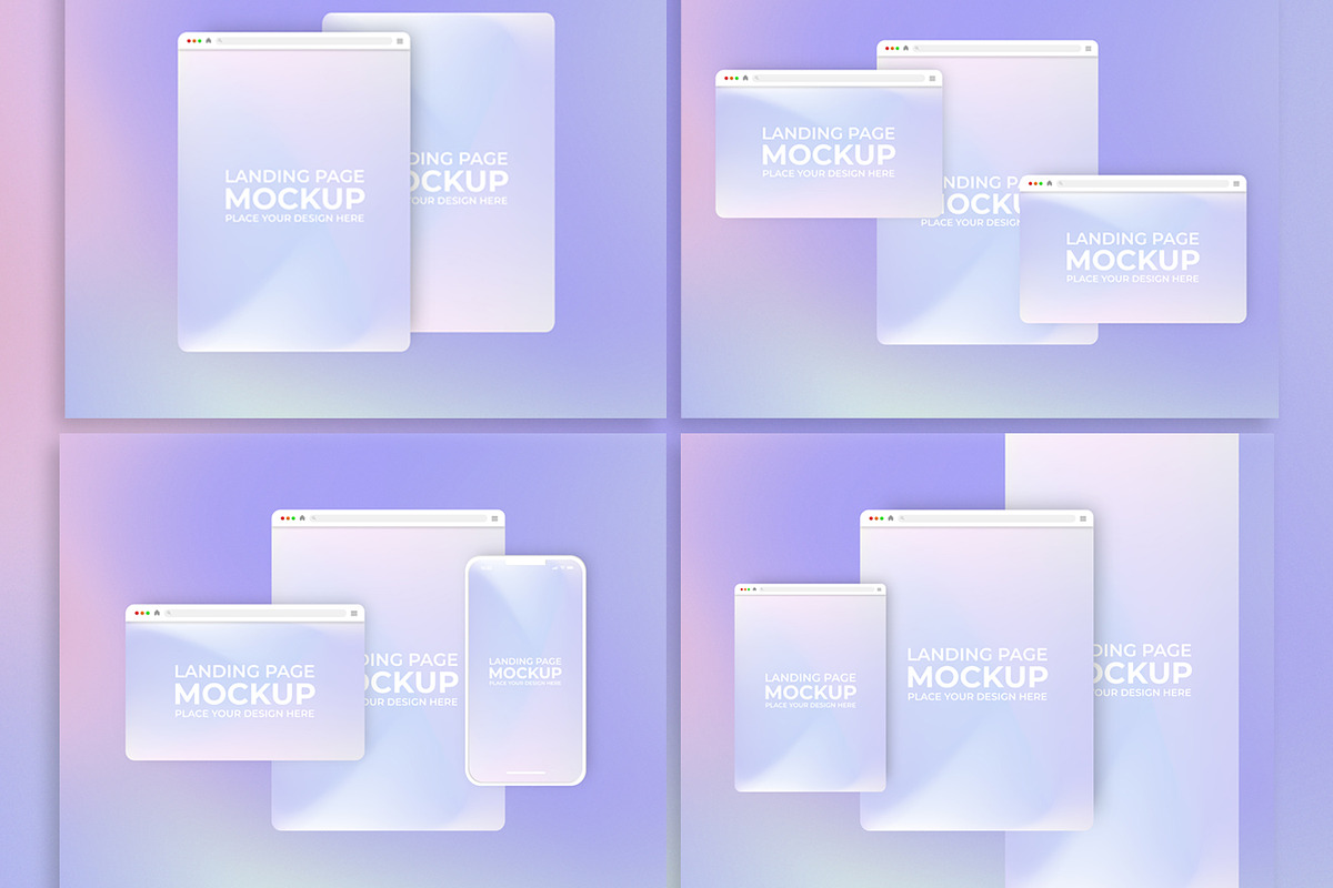Landing page mockup, a Mac Mockup by tinuwiell (Photo 2 of 2)