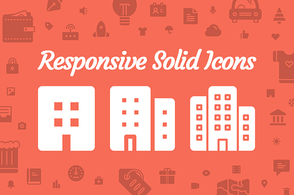 Responsive Solid Icons