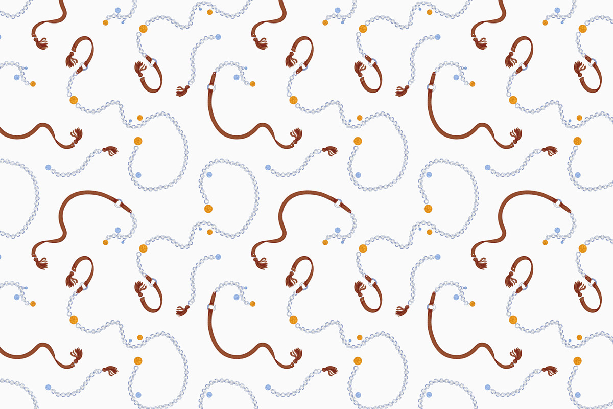 Gold, silver chains seamless pattern, a Pattern Graphic by Good Studio (Photo 7 of 20)
