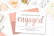 Rose Gold Wedding, an Invitation Template by Charming Ink (Thumbnail 5 of 5)