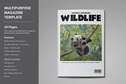 Wildlife Magazine Template, a Magazine Template by voryu (Thumbnail 1 of 5)