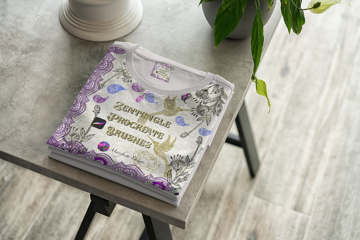 Zentangle Procreate Brushes Bundle, a Brush Add-On by Manifesto Design Gallery (Photo 6 of 14)