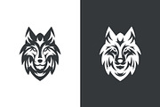 Bold Monochrome Wolf Mascot Logo, a Branding & Logo Template by Artnivora.Std (Thumbnail 3 of 3)