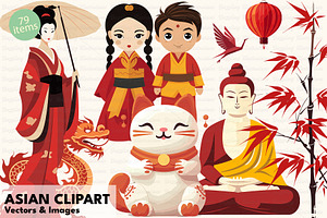 Asian Clipart - Images & Vectors