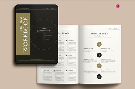 E-book & Workbook Template, a Brochure Template by PrintIdea