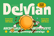 Delvian Groovy Display Fonts