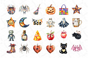 Halloween Patchwork Clipart Png, an Illustration by DreamPrint404 (Thumbnail 3 of 5)