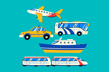 Travel Trasportation Illustration