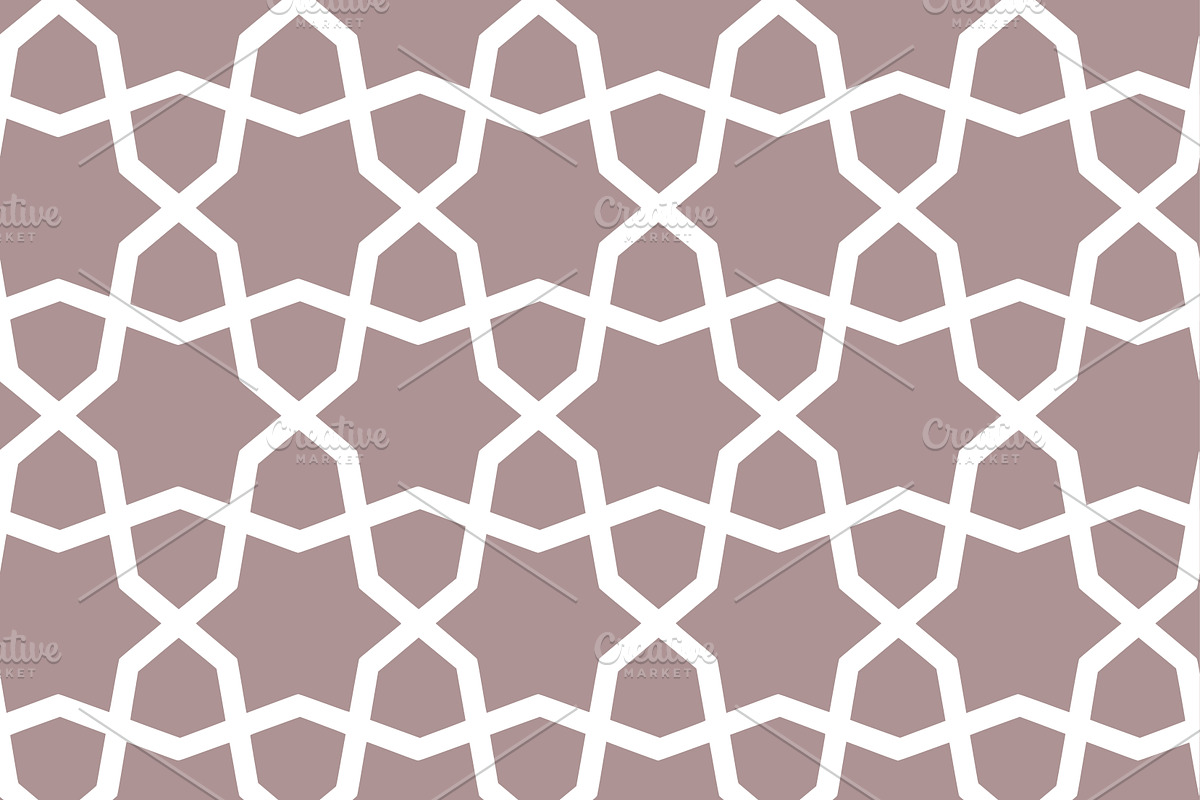 Seamless Islamic star patterns, a Pattern Graphic by Neopat (Photo 3 of 9)