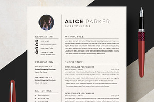 Resume / CV Template, a Resume Template by ResumeInventor