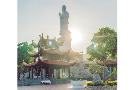 Beautiful Buddhist temple on the, an Architecture Photo by Elizaveta Galitskaya