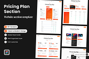 Pricing Plan Section - Website, a Websites & App Template by SLAB! Design (Thumbnail 1 of 4)