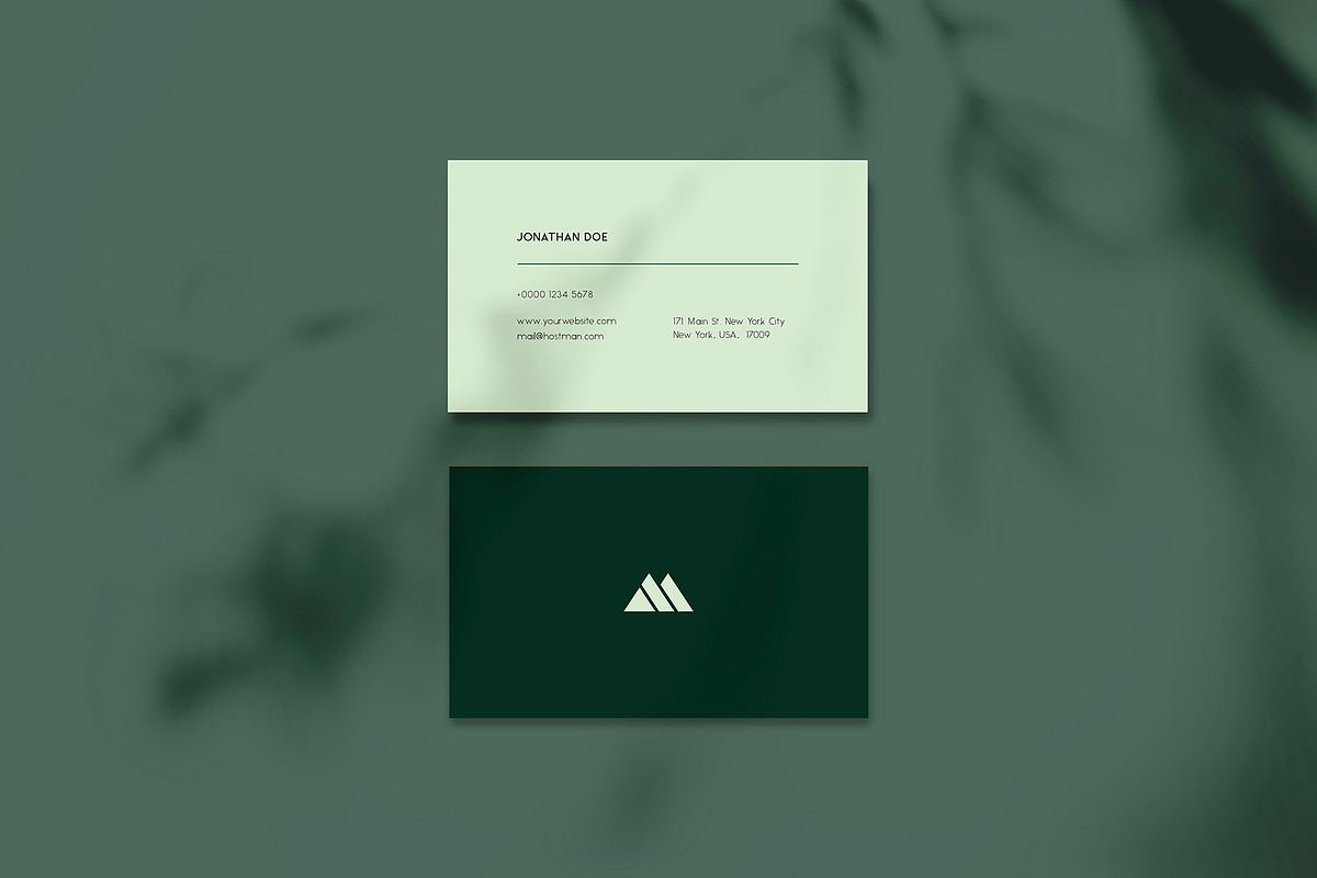 Elegant Simple Business Card, a Business Card Template by Saman Osama (Photo 2 of 6)
