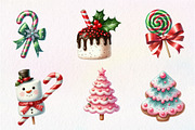 Christmas Candy Sublimation Clipart, an Illustration by CreationArt (Thumbnail 5 of 5)