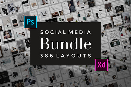 Best Bundle / Social Media Templates, a Social Media Template by Goashape Studio