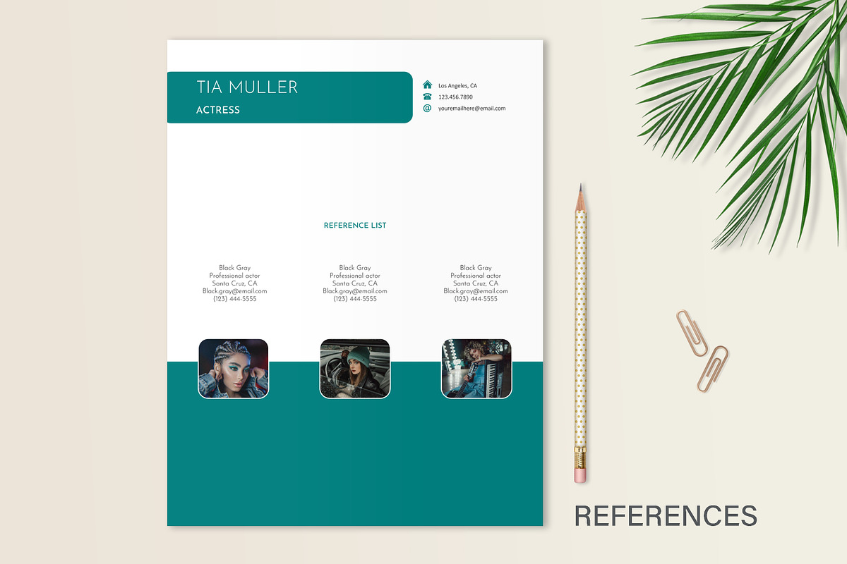 Actor | Actress Resume Design, a Resume Template by Stanin Studio (Photo 6 of 10)