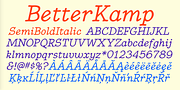 BetterKamp, a Handwritten Font by Ingrimayne Type (Thumbnail 9 of 11)