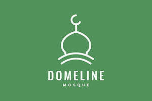 mosque dome muslim pray place logo, a Branding & Logo Template by devastd