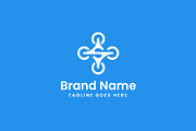 Letter S with Drone Logo, a Branding & Logo Template by Evloxx Studio (Thumbnail 3 of 3)