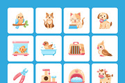 100 Pet Flat Icons, an Emoji Icon by Prosymbols (Thumbnail 10 of 11)