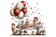 Whimsical Birthday Clipart Birthday, an Illustration by Craft Nest (Thumbnail 10 of 11)