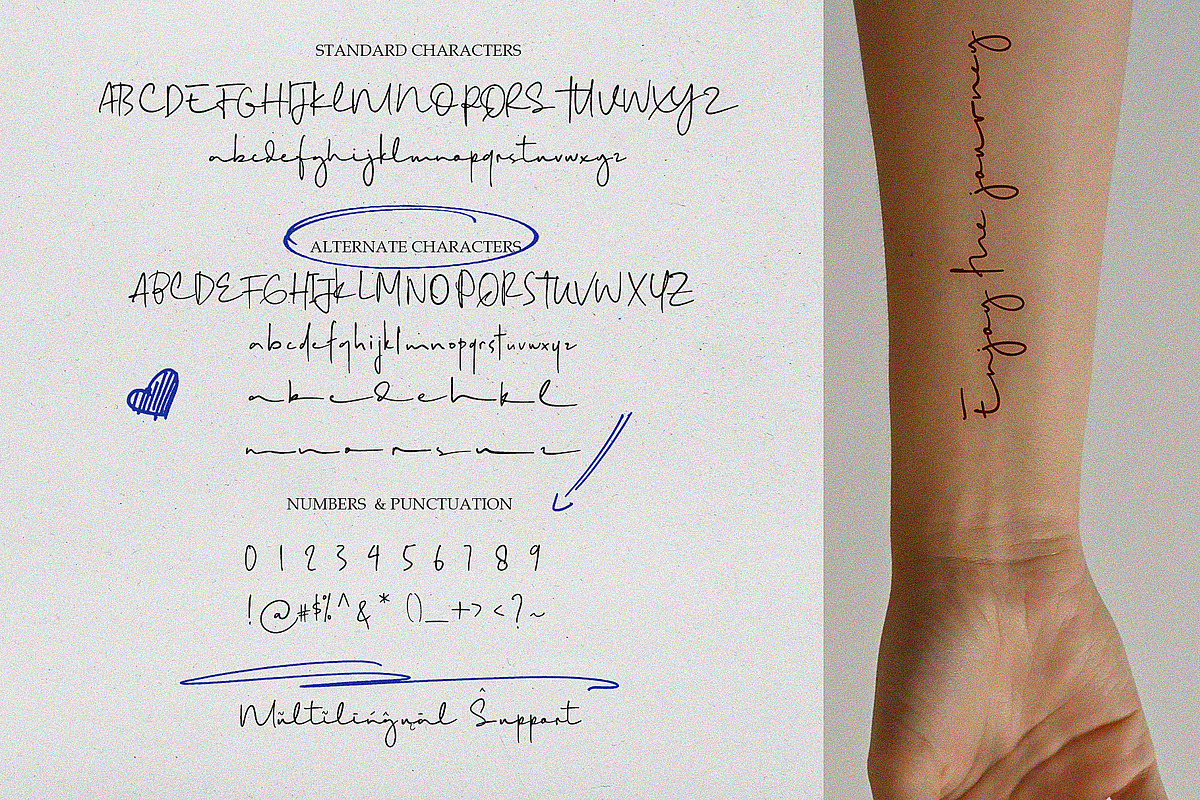 Medica Recipes, a Handwritten Font by NUGS (Photo 6 of 6)