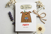 Cat and Animals Funny Birthday PNG, a Graphic by GlitterCraft (Thumbnail 80 of 101)