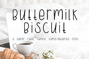 Buttermilk Biscuit Sans Font, a Sans Serif Font by Beck McCormick (Thumbnail 1 of 3)