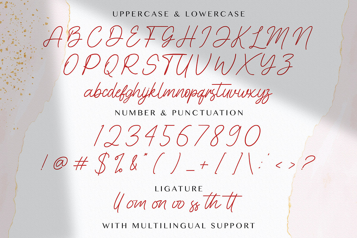 Cinthya Amy - Handwritten Font, a Script Font by StringLabs (Photo 9 of 10)