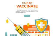 Vaccination Concepts with Syringe, a Healthcare Illustration by TAlex (Thumbnail 2 of 6)