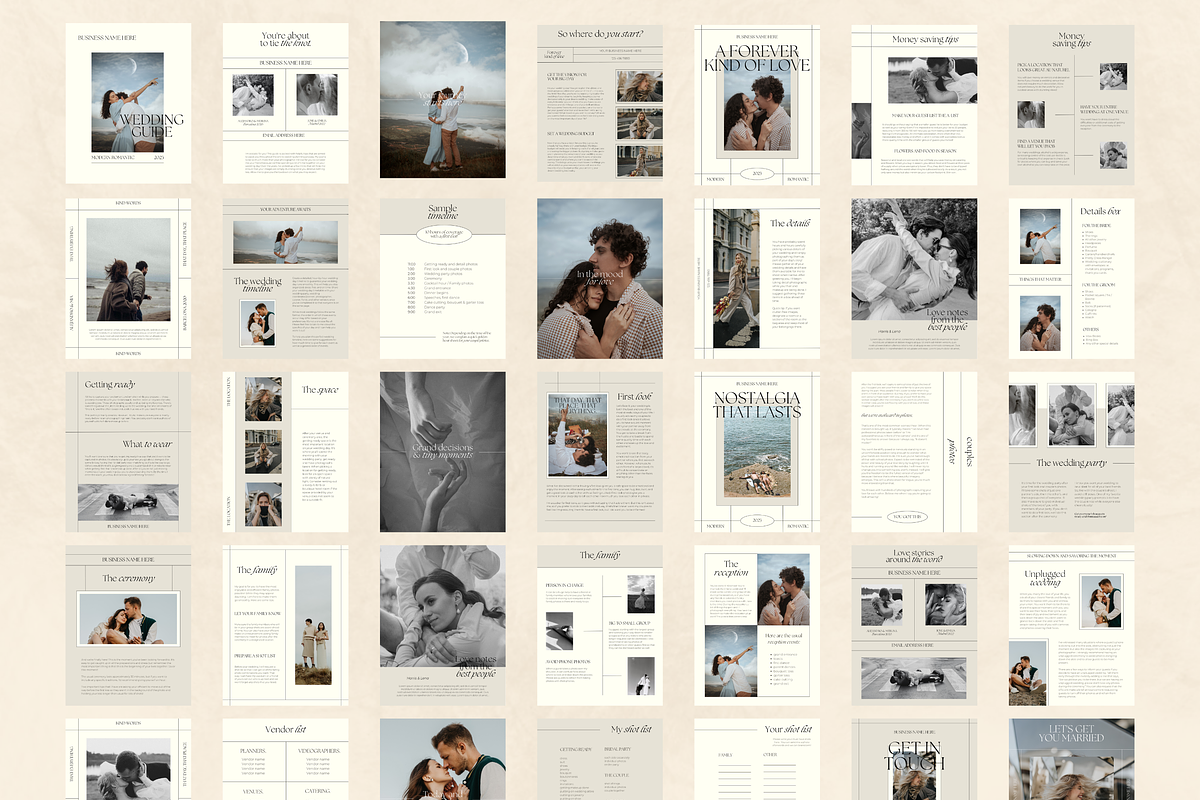 Wedding Photography Client Guide, a Marketing Template by Branding Babe Co. (Photo 8 of 9)
