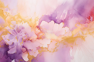 abstract pink and purple watercolor, a Photo by Iftikhar Alam