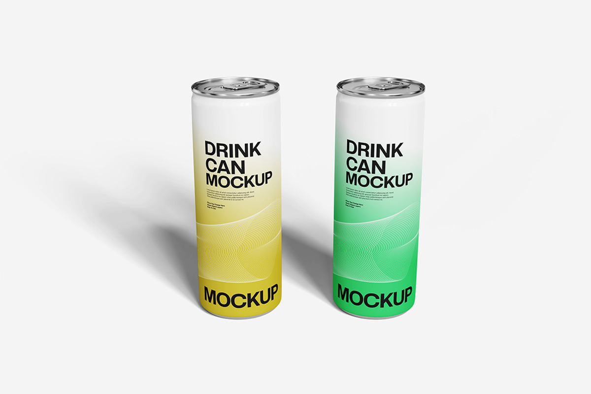 Drink Can Mockup, a Product Mockup by Indah (Photo 4 of 6)