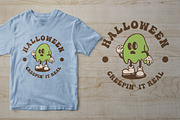 Halloween Slime Cartoon Vintage, an Illustration by vectstudio (Thumbnail 3 of 5)