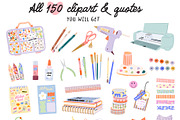 Crafty Girl & Junk Journal Bundle, an Object Graphic by Ruslana Lubenets (Thumbnail 9 of 13)