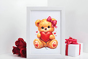 Valentine Teddy Bear Png, Valentines, an Illustration by DreamPrint404 (Thumbnail 6 of 6)