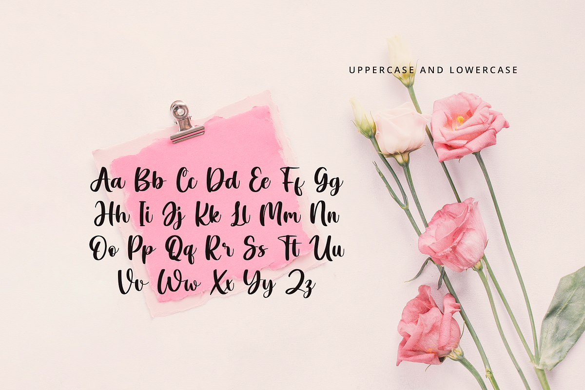Sweetsoul - Sweet Calligraphy Font, a Script Font by overlaytemplates (Photo 7 of 11)