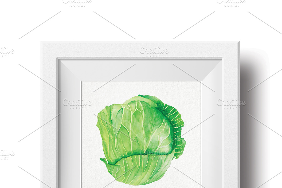 Vegetables Watercolor Illustration, a Food Illustration by andypray (Photo 8 of 8)