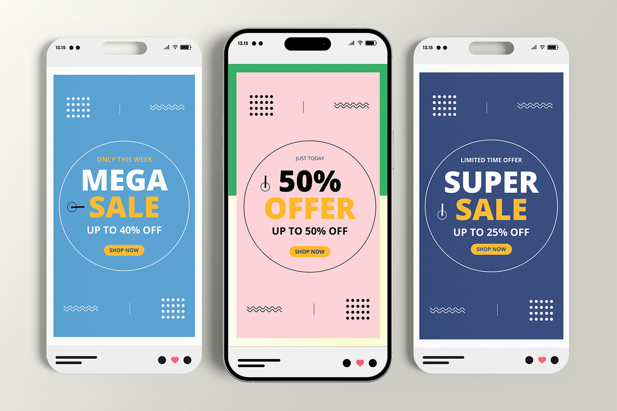 Fashion Sale Social Media Story Post, a Social Media Template by MightyDesign (Photo 1 of 6)