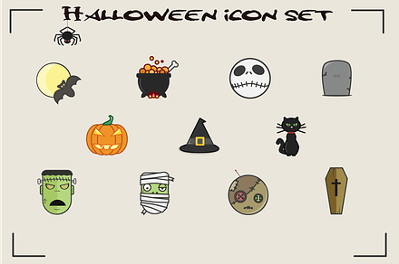 Halloween Icon Set