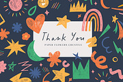 Playful Crayon Doodles Clipart, a Graphic by Paper Flowers Studio (Thumbnail 6 of 6)