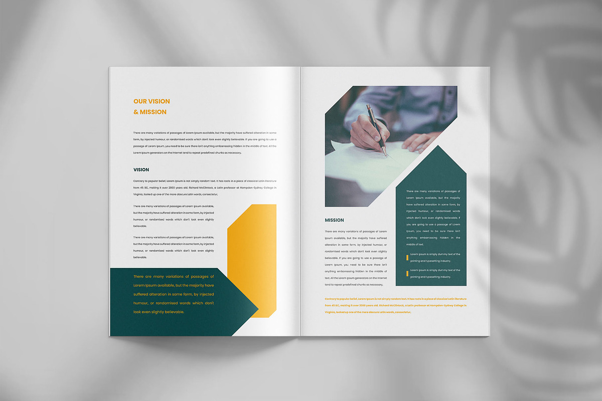 Annual report brochure template, a Brochure Template by Tanmoy Topu (Photo 6 of 12)