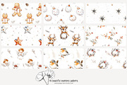 70 white Christmas seamless pattern, a Pattern Graphic by Poppy Lane Studio (Thumbnail 2 of 10)