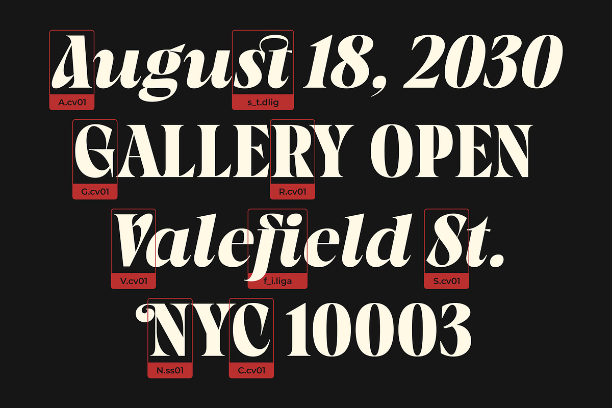 Crafte - Expressive Modern Serif, a Serif Font by Mbonster Design Studio (Photo 5 of 15)