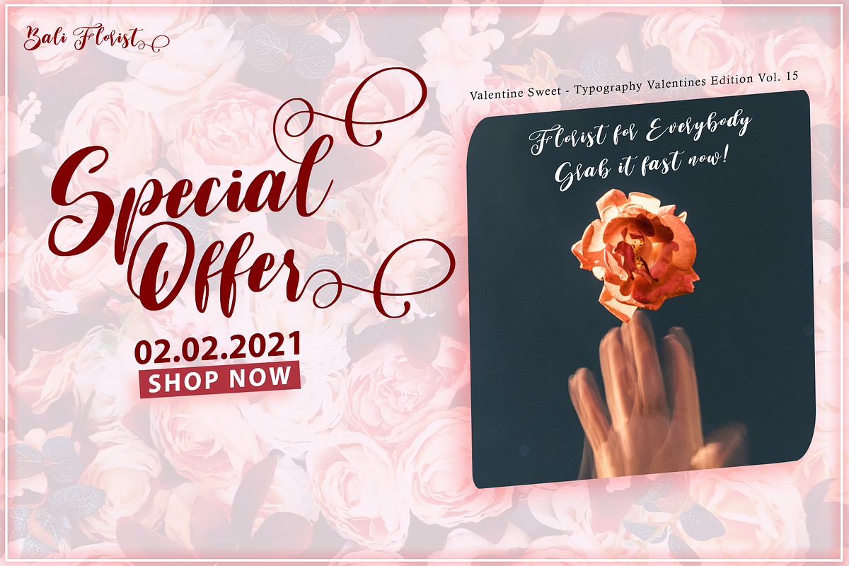 Valentine Sweet // Elegant Script, a Script Font by Aldedesign (Photo 5 of 9)