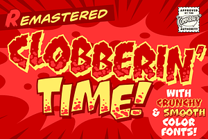 Clobberin' Time - ultrabold comic FX