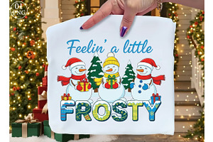 Feelin' a Little Frosty PNG, Sublima, an Illustration by Libby Wishes